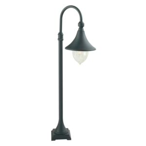 NORLYS 805B | Firenze Norlys álló lámpa 112cm 1x E27 IP54 fekete, átlátszó