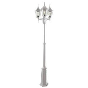 NORLYS 303W | Modena-NO Norlys álló lámpa 184cm állítható magasság 3x E27 IP54 fehér, átlátszó