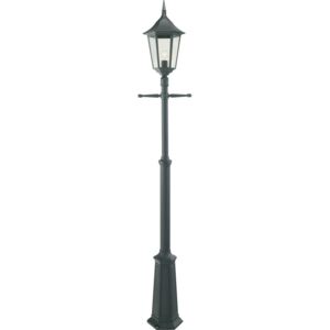 NORLYS 301B | Modena-NO Norlys álló lámpa 193cm állítható magasság 1x E27 IP54 fekete, átlátszó