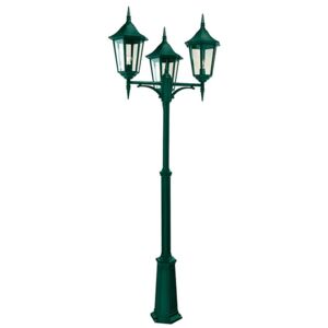 NORLYS 397BG | Modena-NO Norlys álló lámpa 201cm állítható magasság 3x E27 IP54 antikolt fekete, zöld, átlátszó