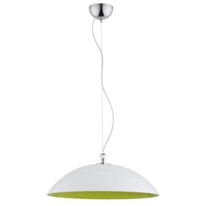 NOVA LUCE 62536 | Teglia Nova Luce függeszték lámpa kerek 1x E27 zöld, fehér, króm