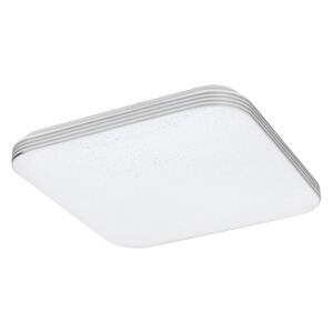 RABALUX 3348 | Oscar-RA Rabalux mennyezeti lámpa négyzet 1x LED 1350lm 4000K króm, fehér, csillogó