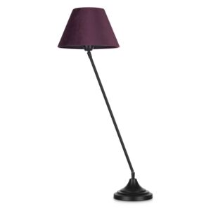 MARKSLOJD 107384 | Garda-MS Markslojd asztali lámpa 80cm vezeték kapcsoló elforgatható alkatrészek 1x E27 fekete, lila