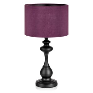 MARKSLOJD 107370 | Connor-MS Markslojd asztali lámpa 45cm vezeték kapcsoló 1x E14 fekete, lila