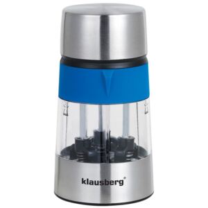 Klausberg 3in1 3 részes só- és borsőrlő - kék / inox (KB-7020B)