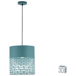 VIOKEF 4200701 | Feretti Viokef függeszték lámpa 1x E27 kék