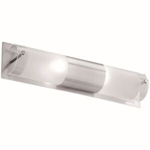 VIOKEF 4039400 | Castra Viokef fali lámpa 2x E14 matt fehér, áttetsző, matt nikkel