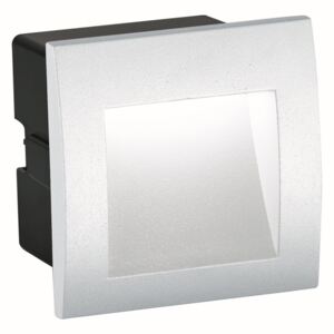 VIOKEF 4124801 | Riva-VI Viokef beépíthető lámpa 90x90mm 1x LED 105lm 3000K IP65 fehér, fekete