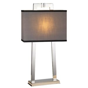ELSTEAD MAGRO/TL | Magro Elstead asztali lámpa 65,3cm kapcsoló 1x E27 szatén nikkel, szürke