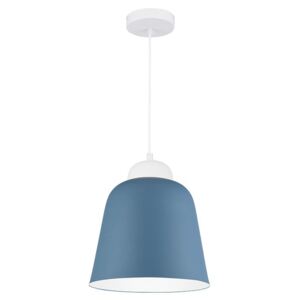 NOVA LUCE 9104263 | Victoria-NL Nova Luce függeszték lámpa 1x E27 kék, fehér