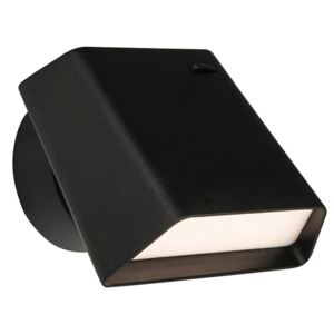 NOVA LUCE 8206202 | Benedetto Nova Luce falikar lámpa kapcsoló elforgatható alkatrészek 1x LED 512lm 3000K fekete, fehér