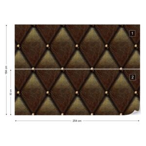 Fotótapéta GLIX - 3D Bőr Luxus Textúra Papír tapéta - 254x184 cm