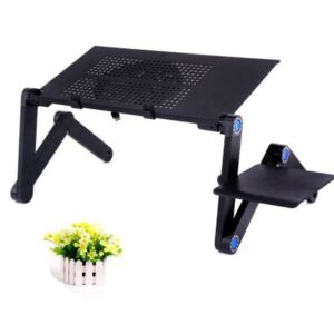 Összecsukható laptop asztal, hűtőventilátorral