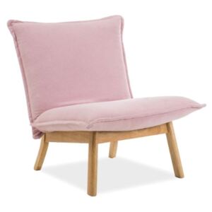 Bollo fotel rózsaszín tölgy
