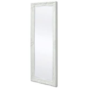 140x50 cm fehér Barokk stílusú fali tükör