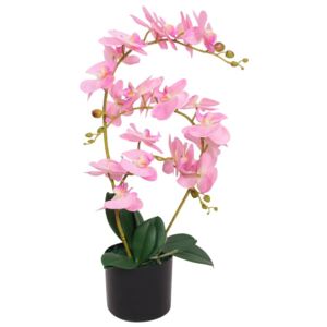 Műorchidea virágcseréppel 65 cm rózsaszín
