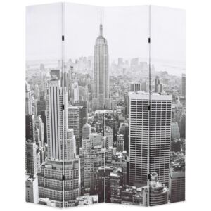 Paraván 160 x 180 cm New York, fekete-fehér