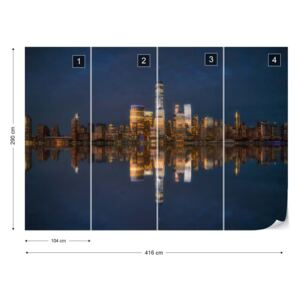 Fotótapéta GLIX - New York Skyline Nem szőtt tapéta - 416x290 cm