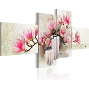 Vászonkép Bimago - Fragrance of magnolias 100x45 cm