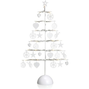Markslöjd Markslöjd 703384 - LED Karácsonyi dekoráció BORKEN 21xLED/0,06W/3xAA fehér fa ML0091