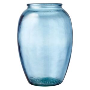 Kusintha kék üveg váza, ø 17,5 cm - Bitz