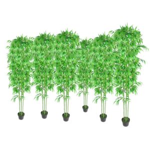 Lakberendezés 6 db. Bambusz Műnövény