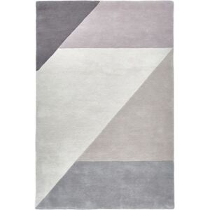 Elements szürke gyapjú szőnyeg, 150 x 230 cm - Think Rugs