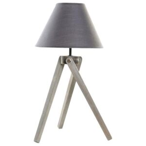 LA-181918 - Lámpa asztali fa poliészter 25x25x50