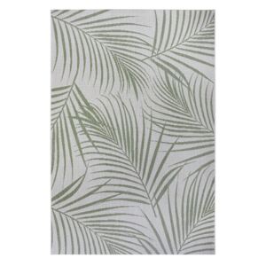 Flora zöld-bézs kültéri szőnyeg, 120 x 170 cm - Ragami