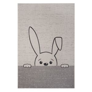 Bunny szürke szőnyeg gyerekeknek, 80 x 150 cm - Ragami