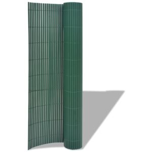 Zöld kétoldalas PVC kerti kerítés 90 x 300 cm