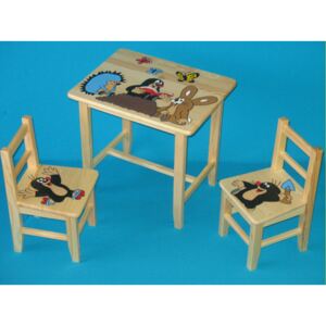 Gyermekasztal székekkel Mole + kis asztal ingyen !!!
