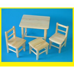 Gyermekasztal székkel minta nélkül + kis asztal ingyen !!!