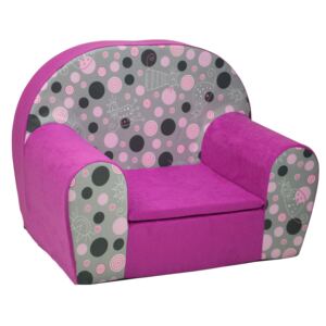 Gyermek fotel kerék rózsaszín