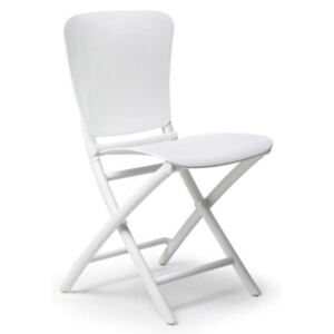 NARDI ZAC CLASSIC összecsukható kerti szék fehér színben