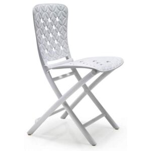 NARDI ZAC SPRING összecsukható kerti szék fehér színben