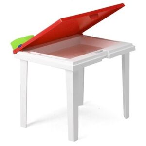 NARDI ALADINO állítható gyermek asztal piros színben
