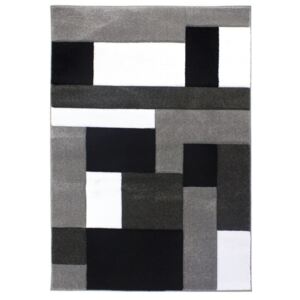 Cosmos Black Grey feketésszürke szőnyeg, 160 x 230 cm - Flair Rugs