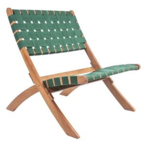 Weave zöld akácfa szék, nejlon huzattal - Leitmotiv