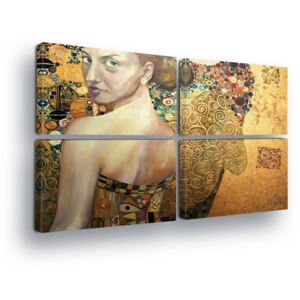 Vászonkép GLIX - Portrait of Women in Copper Tones 4 x 60x40 cm