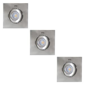 Výrobce po 1 ks KÉSZLET 3x LED Fürdőszobai beépíthető lámpa 3xLED/5,5W/230V IP23 P3863