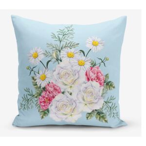 Flowerita pamutkeverék párnahuzat, 45 x 45 cm - Minimalist Cushion Covers