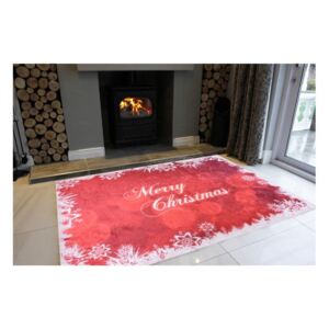 Merry Christmas fehér-piros szőnyeg, 50 x 80 cm - Vitaus