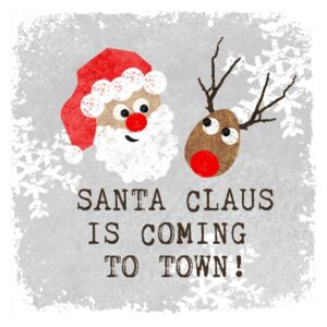 Santa Claus 10 db-os papírszalvéta szett karácsonyi motívummal - PPD