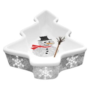 Im a Snowman porcelán dekorációs tálka karácsonyi motívummal - PPD