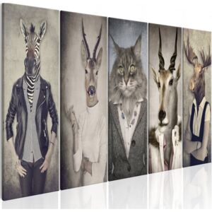 Vászonkép Bimago - Animal Masks I 200x80 cm