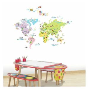 World Map for Children matrica szett - Ambiance