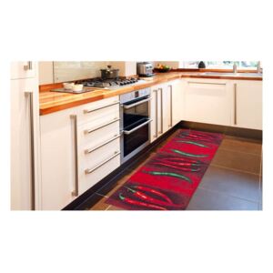 Peperoncini rendkívül ellenálló konyhai szőnyeg, 60 x 150 cm - Webtappeti