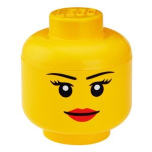 Lány minifigura fej tároló, Ø 24,2 cm - LEGO®