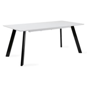 Asztal VG6642 Fehér + fekete